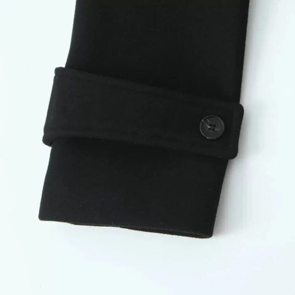 Double-Breasted Pockets Wool Coat - Image 4