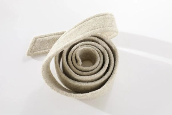 Double-Breasted Wool Coat with Belt - Image 6