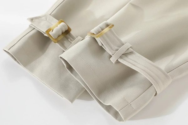 Hooded Double-Breasted Trench Coats - Image 6