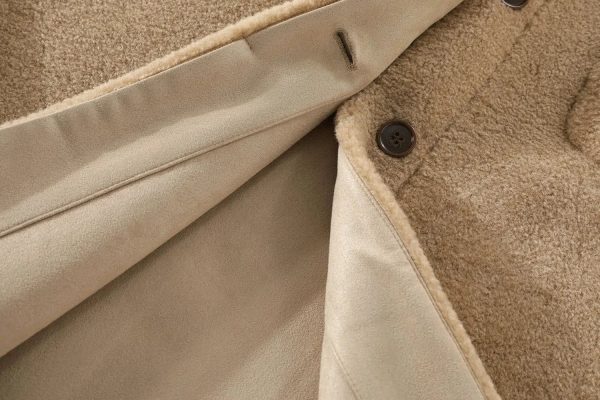 Hooded Wool Coat with Mittens - Image 4