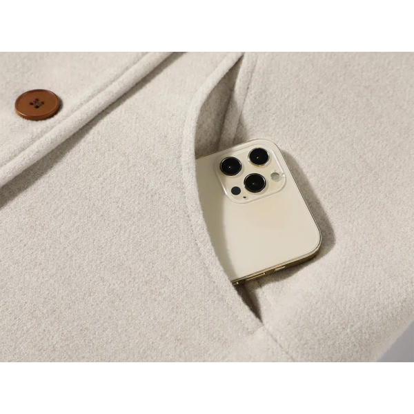 Double-Breasted Blazer with Shoulder Bag - Image 6