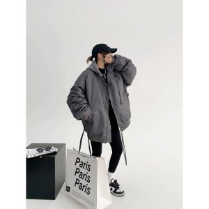 Oversized Hooded Puffer Coat