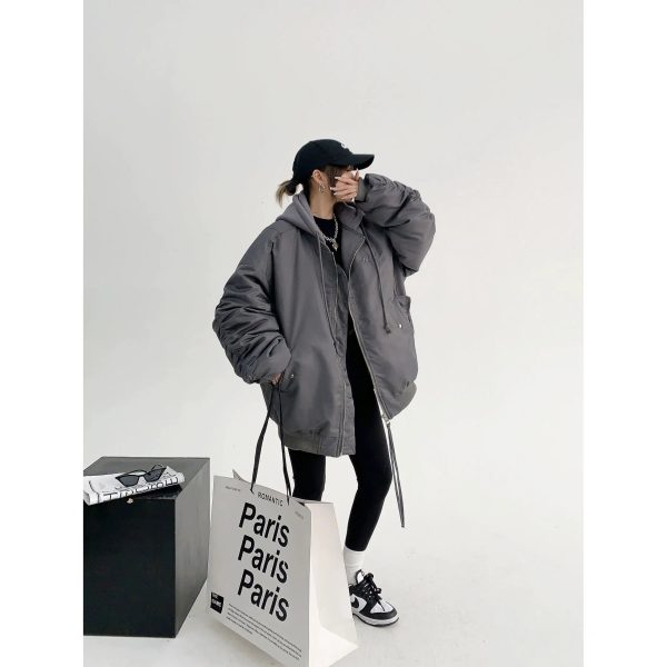 Oversized Hooded Puffer Coat