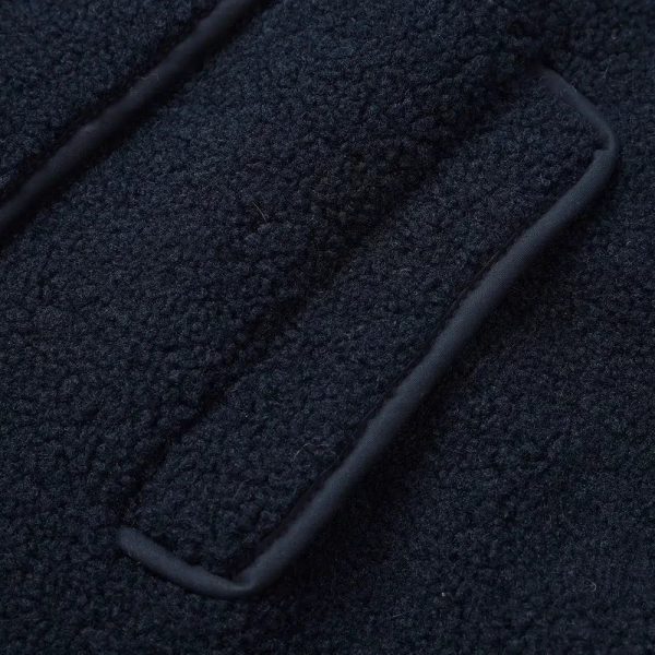 Wool Blend Asymmetrical Coat - Image 6