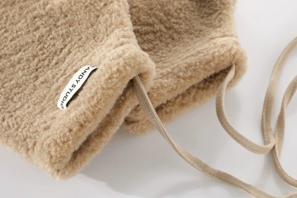 Hooded Wool Coat with Mittens - Image 6